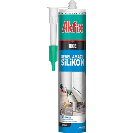 Akfix 100E Genel Amaçlı Silikon Alüminyum 280 ml